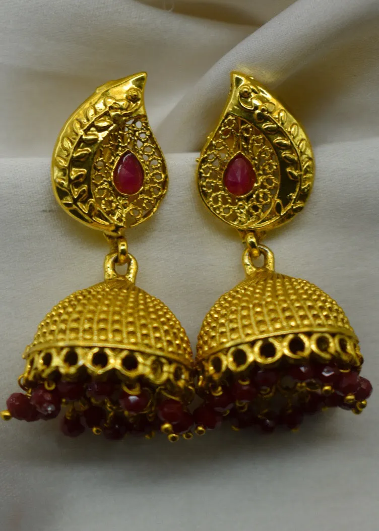 TRENDY DESIGNER JHUMKI EARRINGS