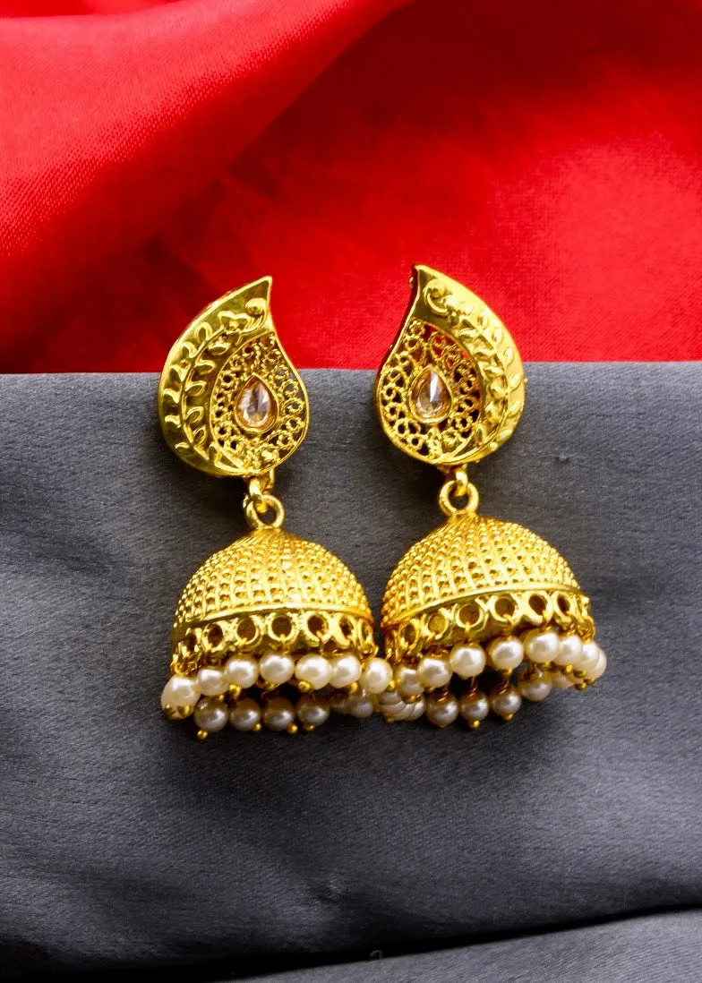 TRENDY DESIGNER JHUMKI EARRINGS