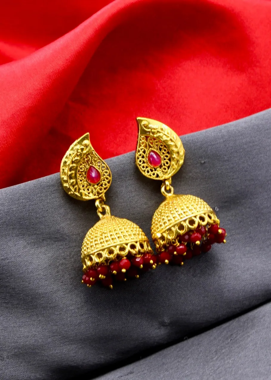 TRENDY DESIGNER JHUMKI EARRINGS