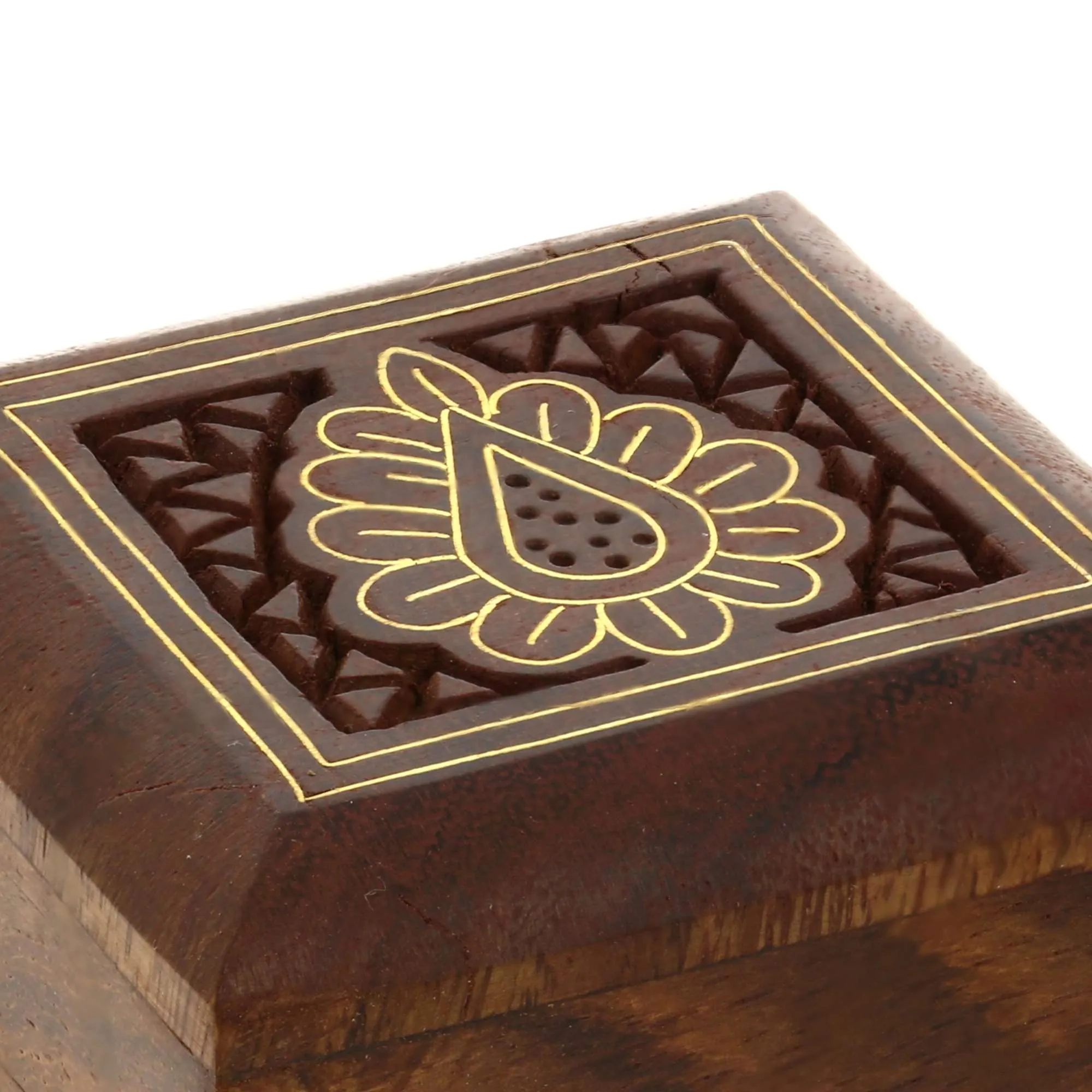 Wooden Box for Jewelry - Wood Trinket Box - Perfect for Rings, Earrings, Toe Rings & Cuff Links