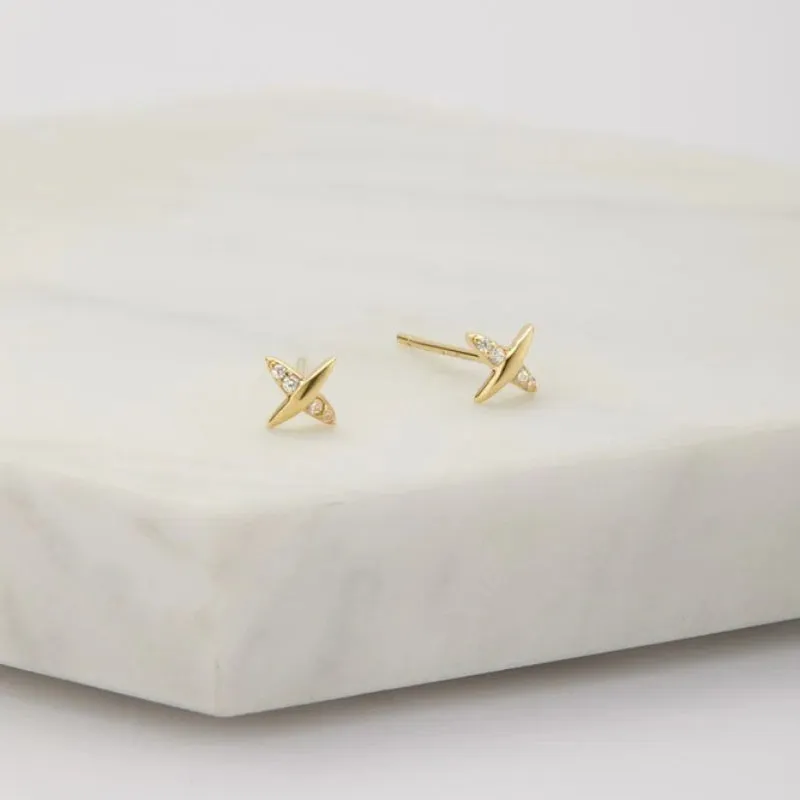 Zafino | Olivia Stud Earring - Gold