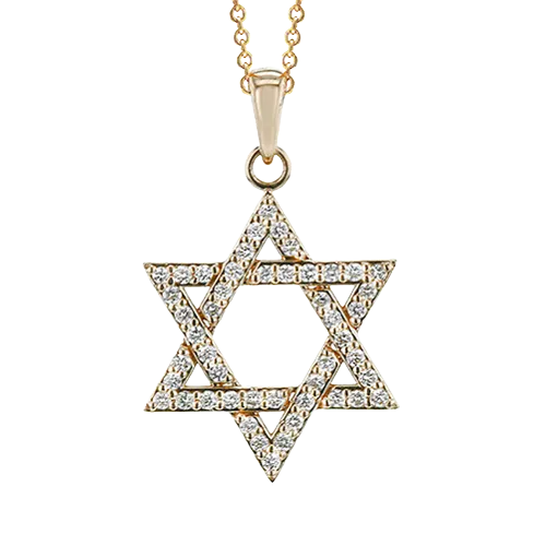 ZP1054-Y Pendant in 14k Gold with Diamonds