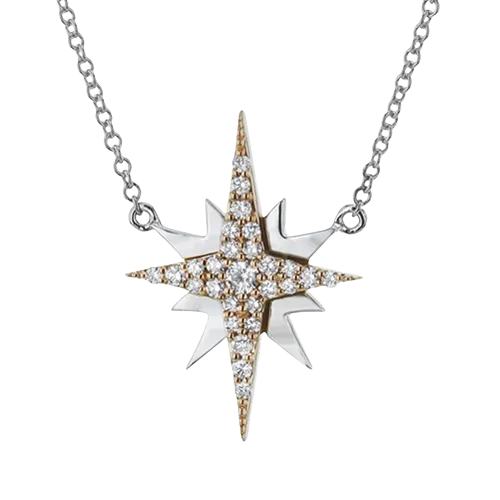 ZP1103 Pendant in 14k Gold with Diamonds